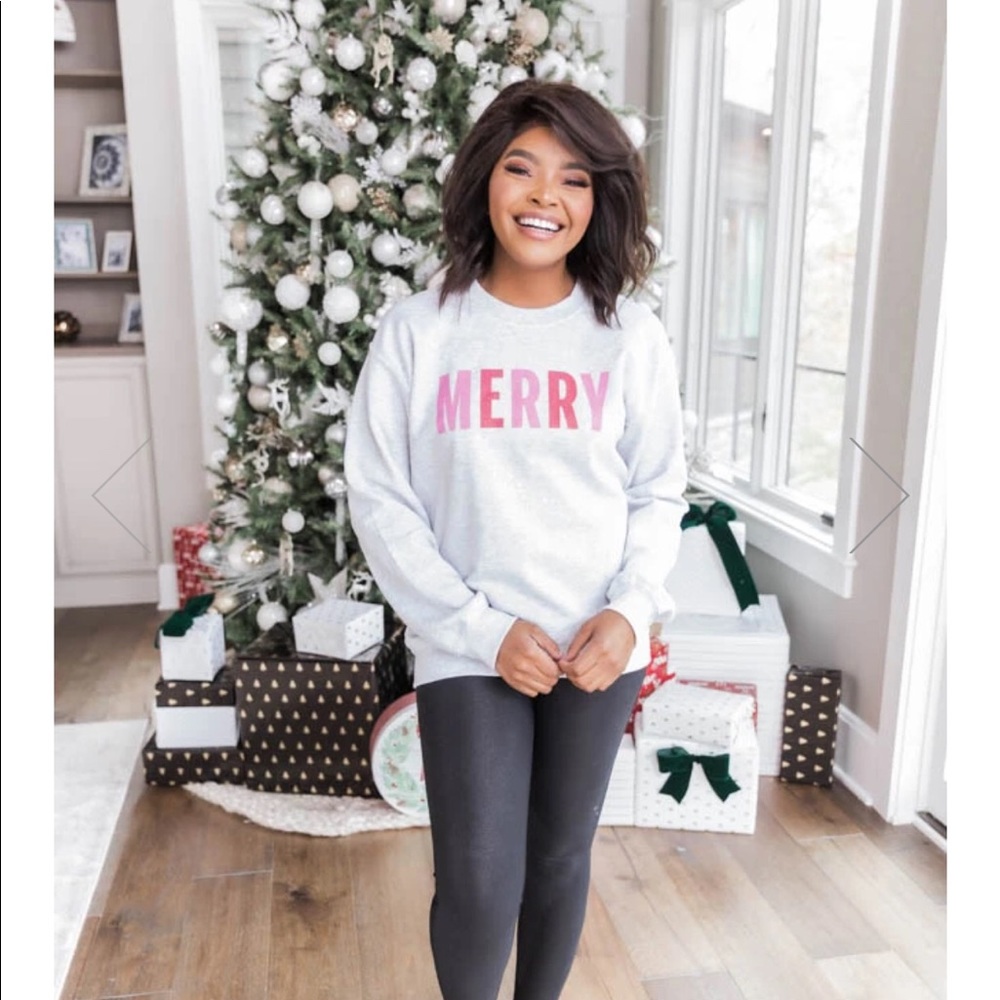 Pink Lily “Merry” sweatshirt